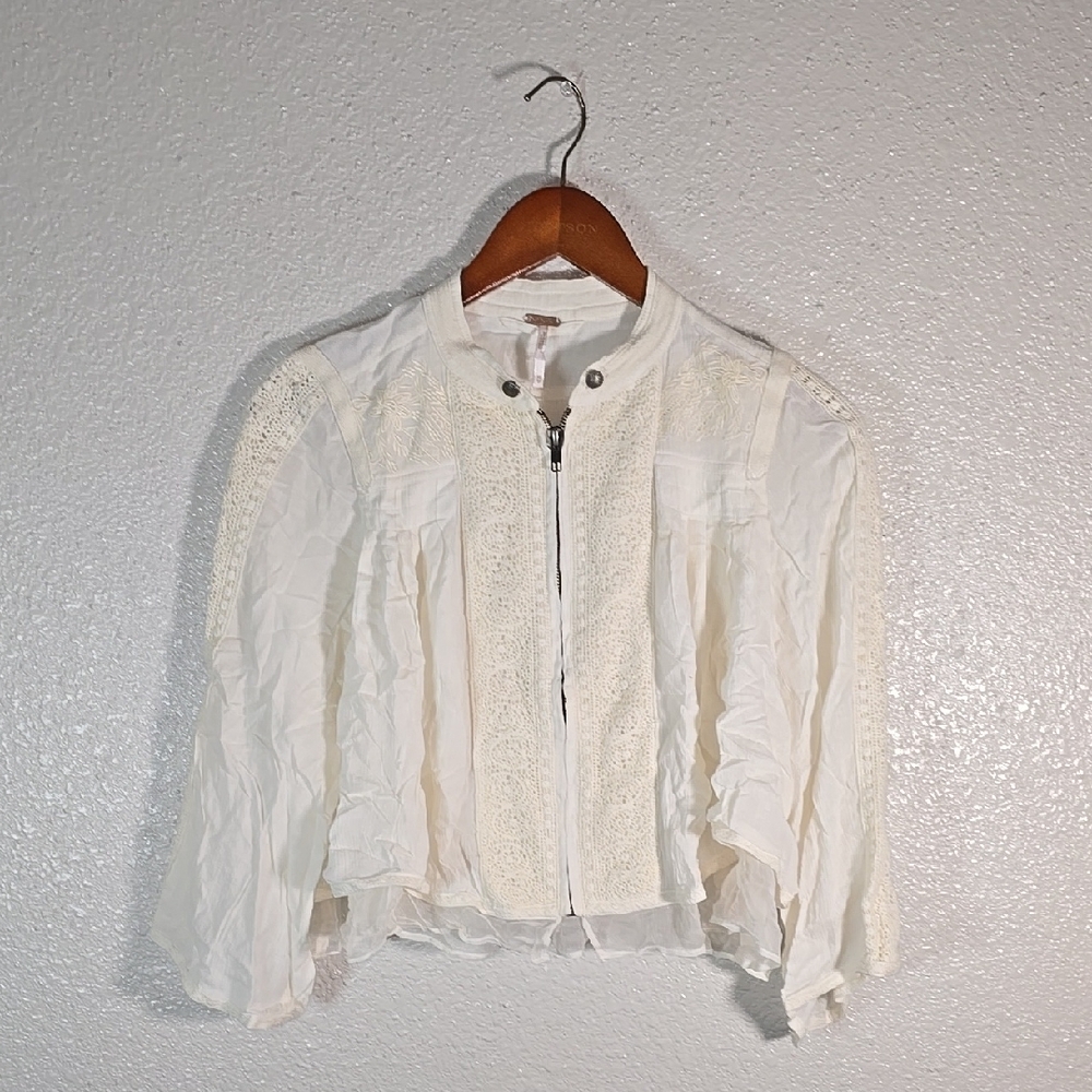 Free People Elegant White Women's Top